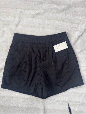 Black Eyelet Women’s Shorts